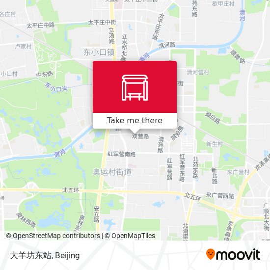 大羊坊东站 map