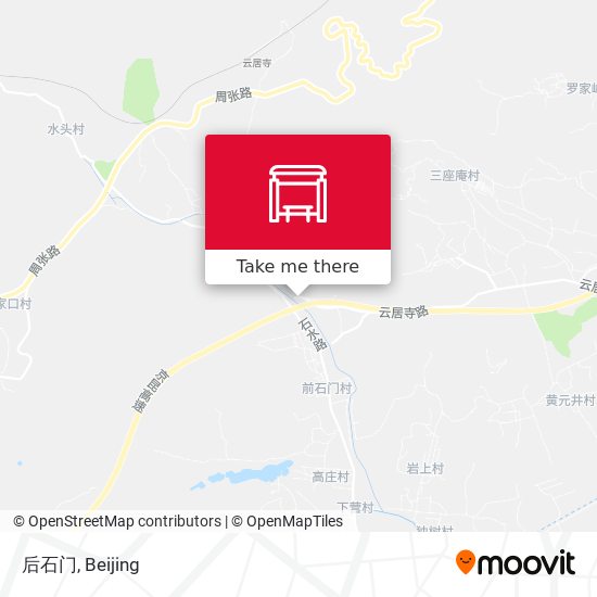 后石门 map