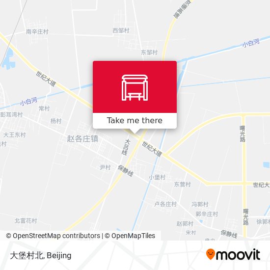 大堡村北 map