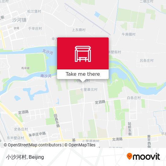 小沙河村 map