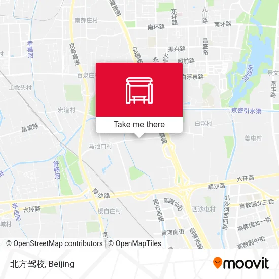 北方驾校 map