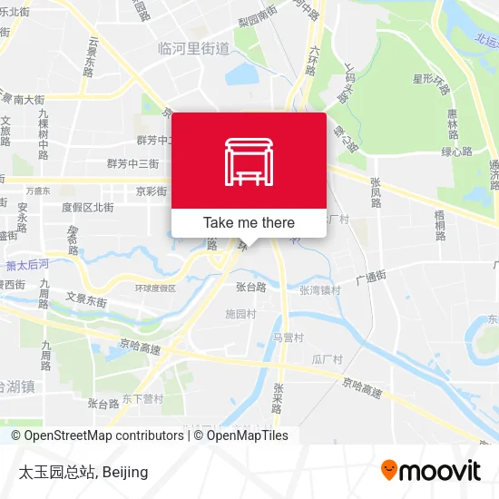 太玉园总站 map
