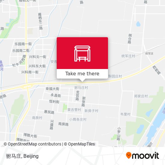 驸马庄 map