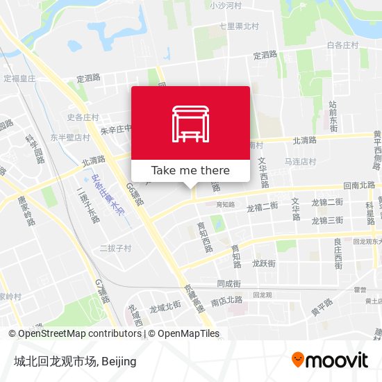 城北回龙观市场 map