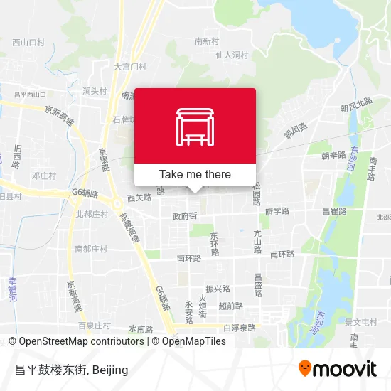 昌平鼓楼东街 map