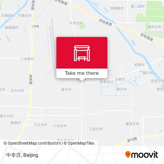 中辛庄 map