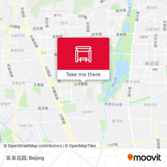 富泉花园 map