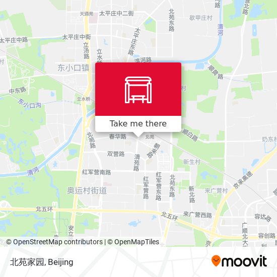 北苑家园 map