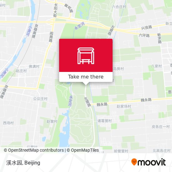 溪水园 map