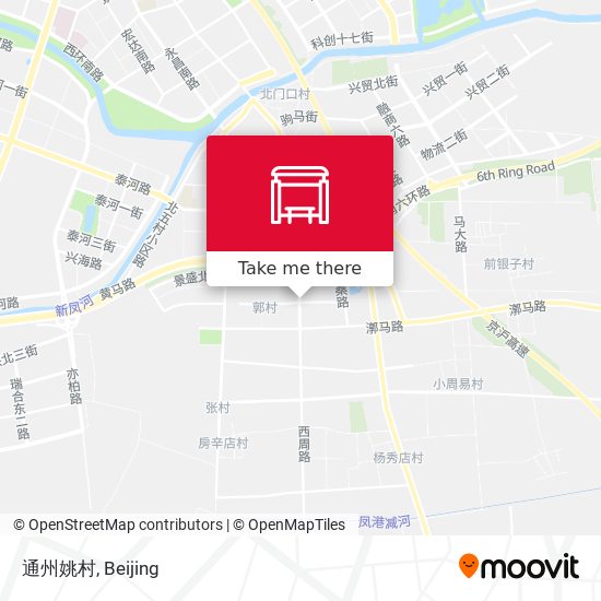 通州姚村 map