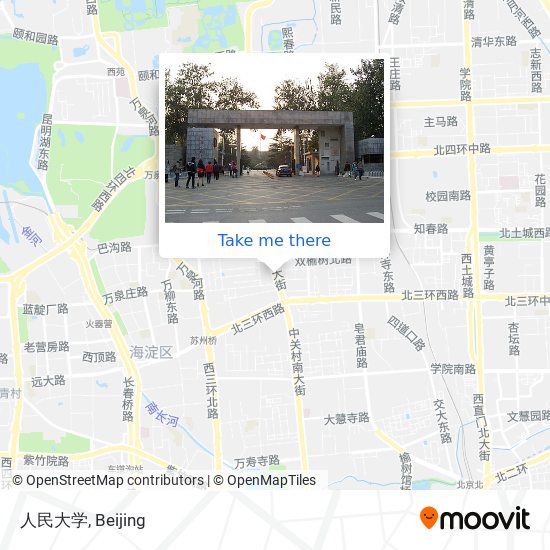 人民大学 map