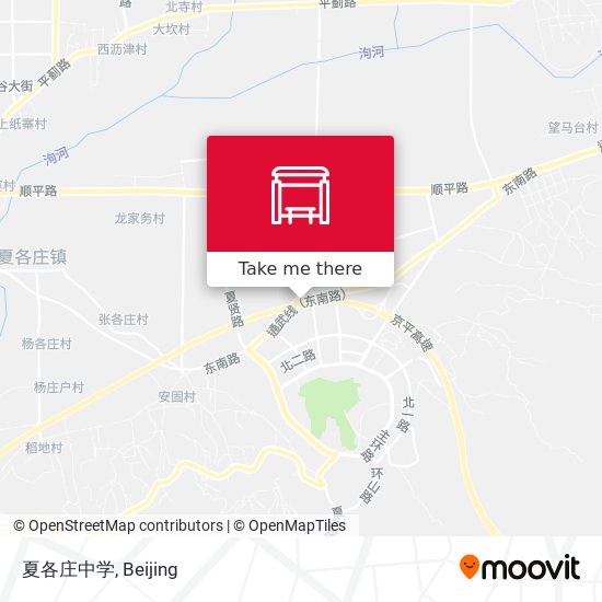 夏各庄中学 map
