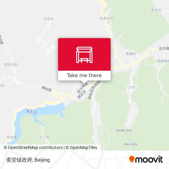 斋堂镇政府 map