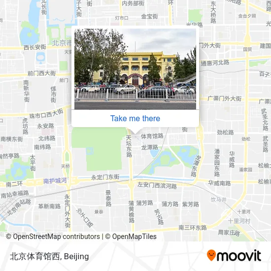 北京体育馆西 map