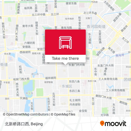 北新桥路口西 map