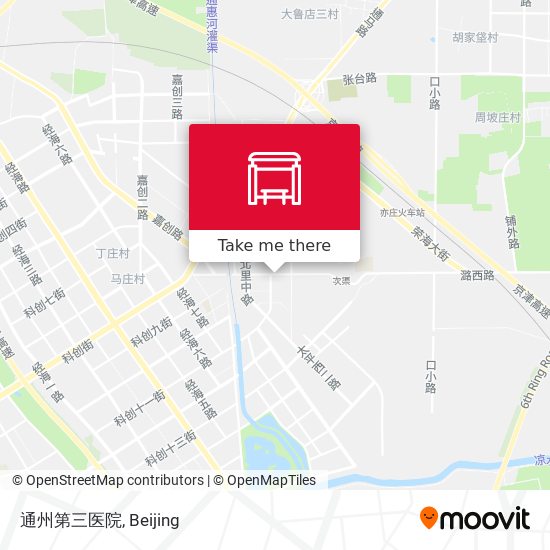 通州第三医院 map