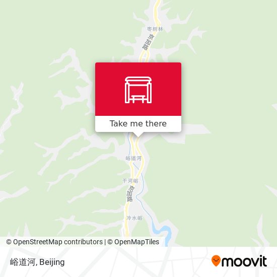 峪道河 map