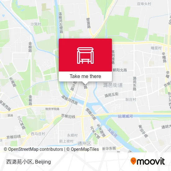 西潞苑小区 map