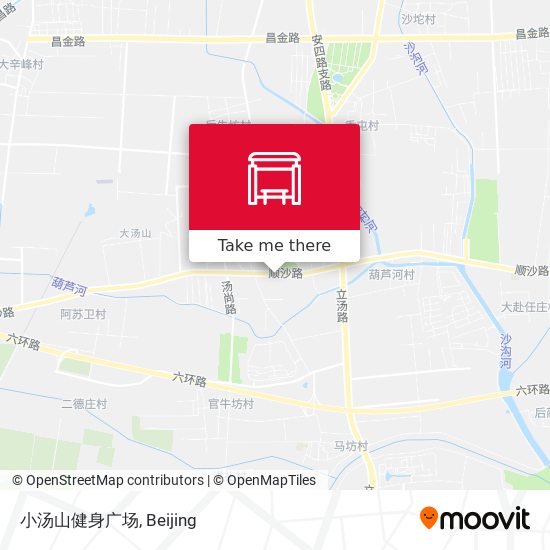 小汤山健身广场 map