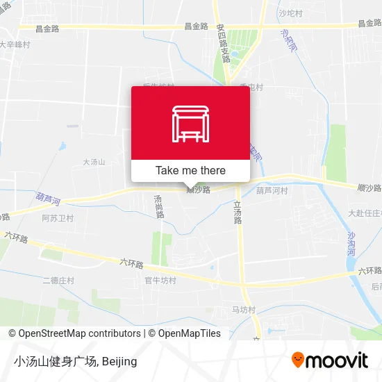 小汤山健身广场 map