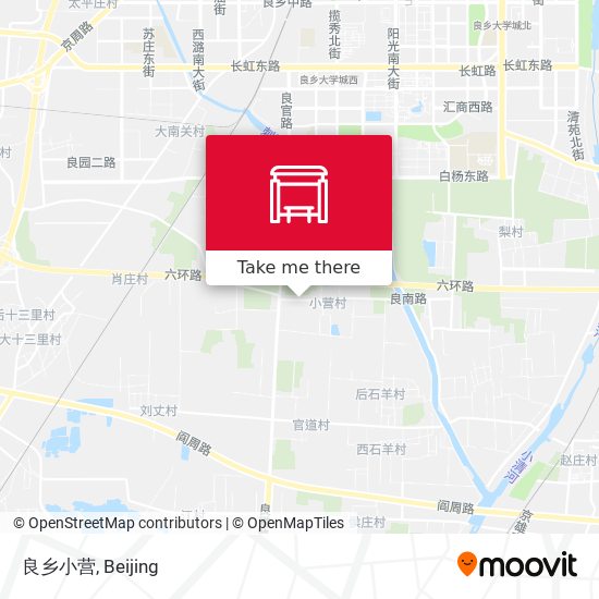 良乡小营 map