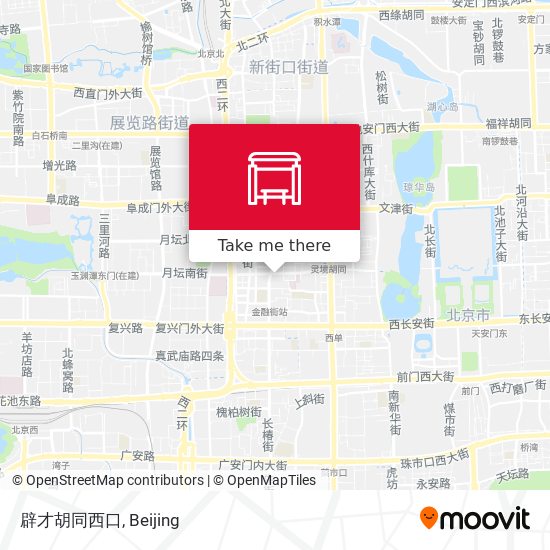 辟才胡同西口 map