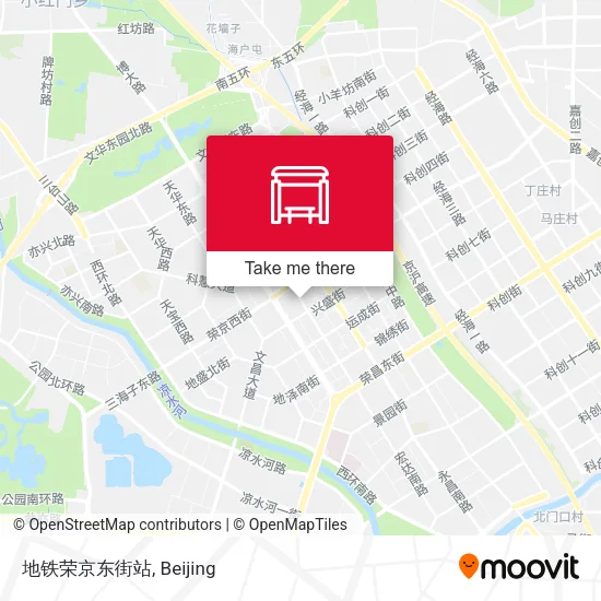 地铁荣京东街站 map