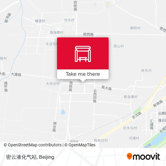 密云液化气站 map