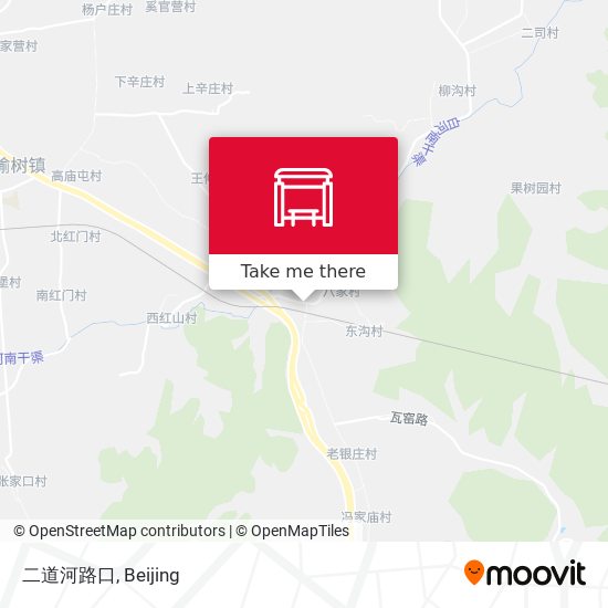 二道河路口 map
