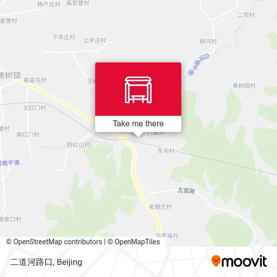 二道河路口 map