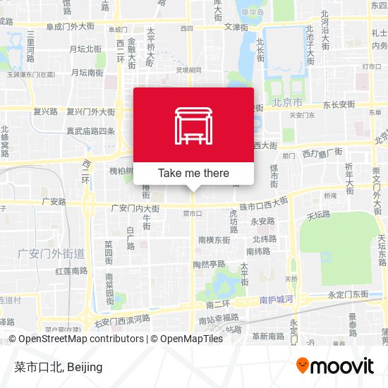 菜市口北 map