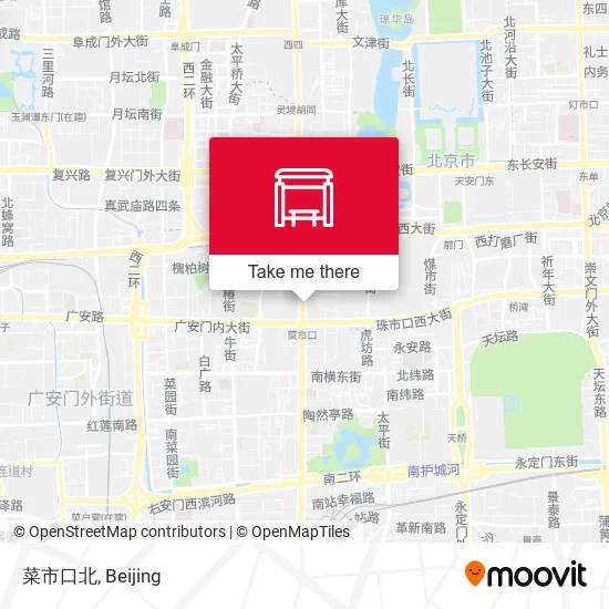 菜市口北 map