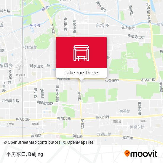 平房东口 map
