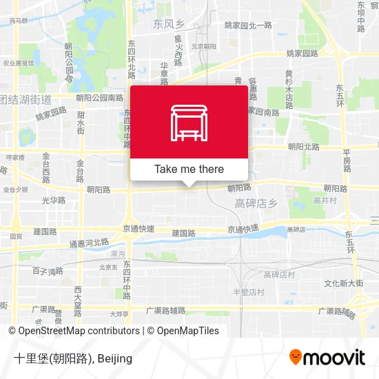 十里堡(朝阳路) map
