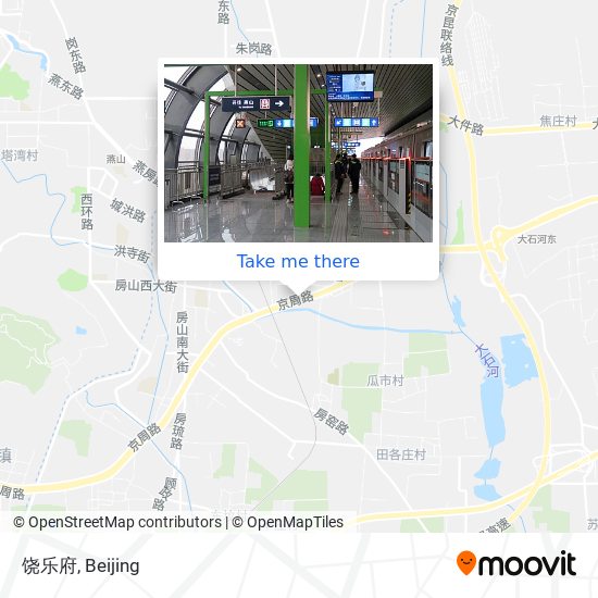 饶乐府 map