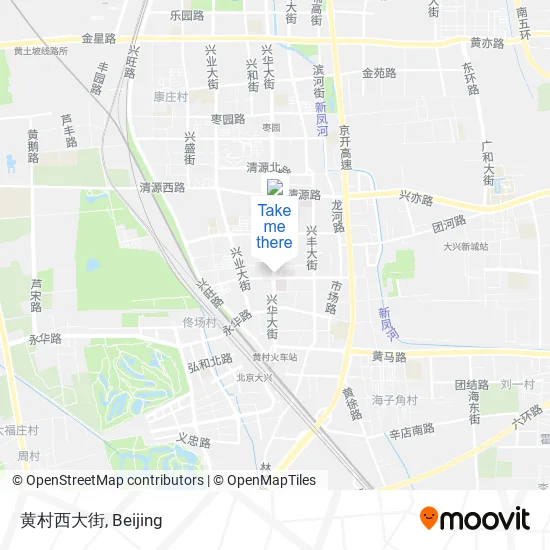 黄村西大街 map