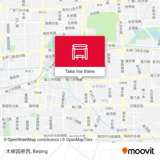 木樨园桥西 map