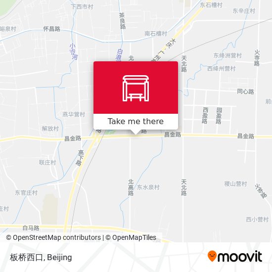 板桥西口 map