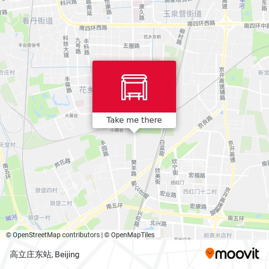 高立庄东站 map