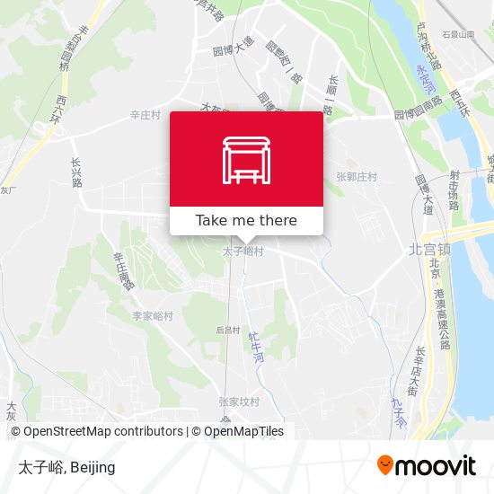 太子峪 map