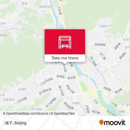 城子 map