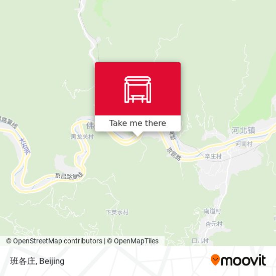 班各庄 map