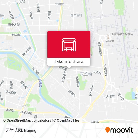 天竺花园 map