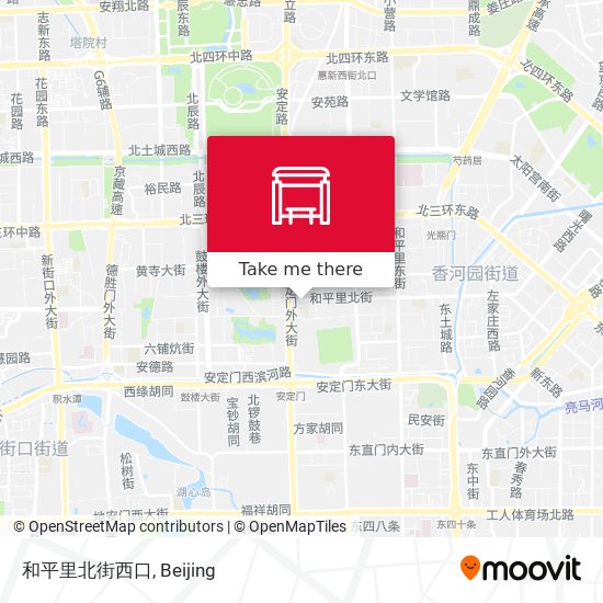 和平里北街西口 map
