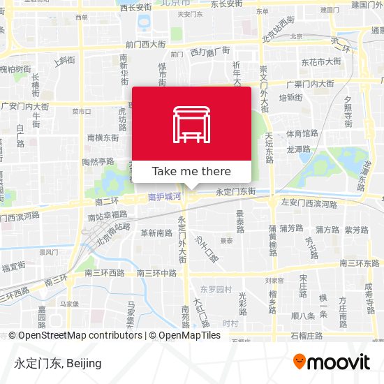 永定门东 map