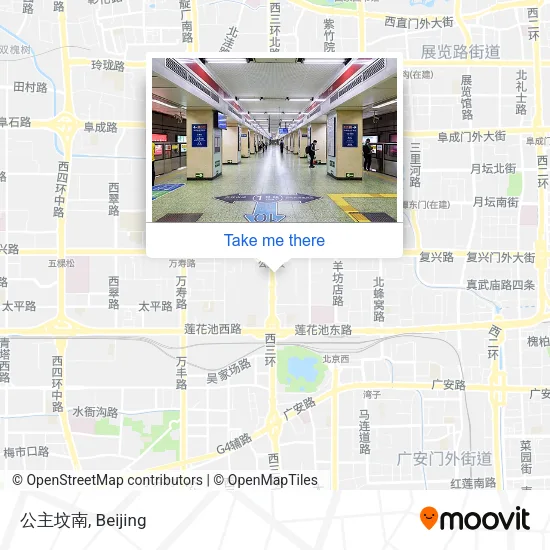 公主坟南 map