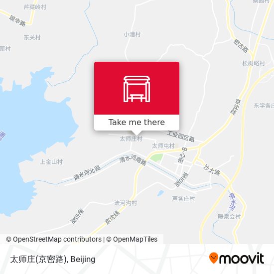 太师庄(京密路) map
