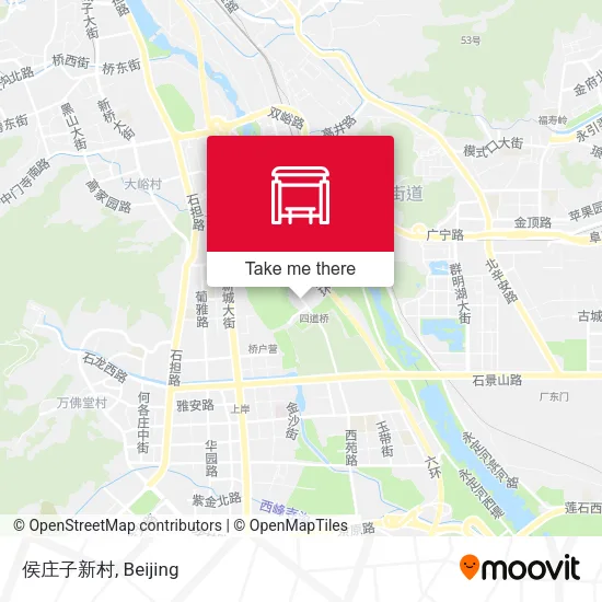 侯庄子新村 map