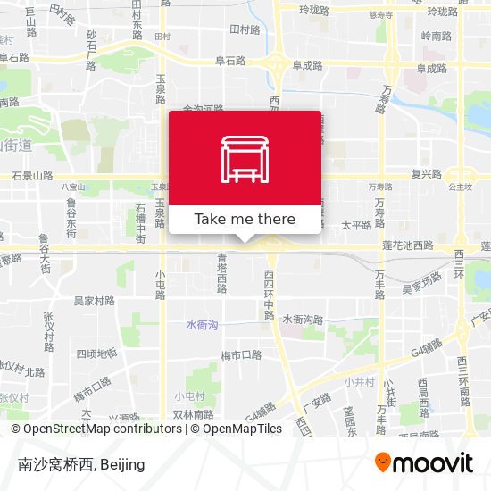 南沙窝桥西 map