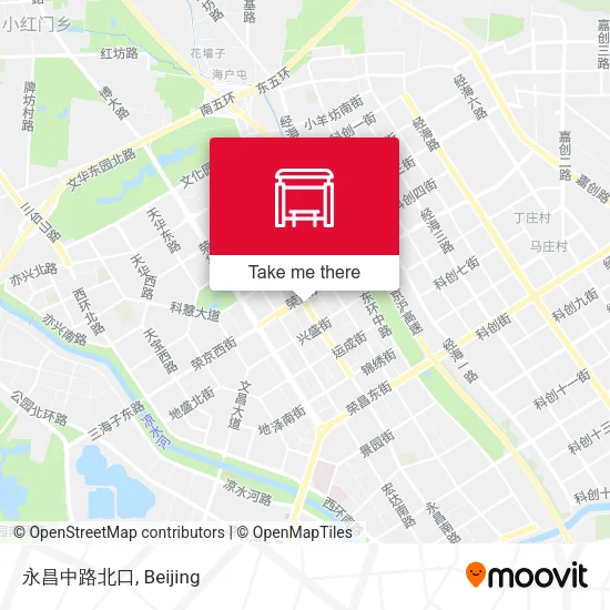 永昌中路北口 map